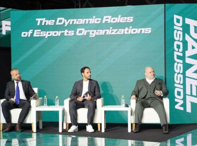 Panel at the IESF WE Summit 2022